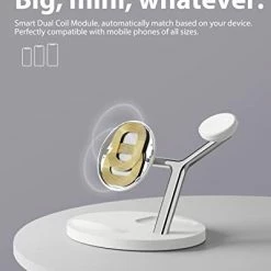 Best reviews of ⌛ ZECHIN 3-in-1 Charging Station With Apple MFi Certification, Wireless Charging Station For IPhone 13, 12, Pro, Pro Max, Mini, AppleWatch And AirPods, Wireless Chargers Support Fast Charging Blue ???? -SYX MOTO store 31HbBUGW5rL