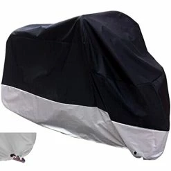 Wholesale ???? All Season Black Waterproof Sun Motorcycle Cover,Fits Up To 108" Motors (XX Large & Lockholes) ????