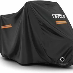 Best deal ⌛ Motorcycle Cover All Season Universal Weather Quality Waterproof Sun Outdoor Protection Durable Night Reflective With Lock-Holes & Storage Bag Fits Up To 96.5" Motorcycles Vehicle Cover ???? -SYX MOTO store 31oZNmGat5L. AC