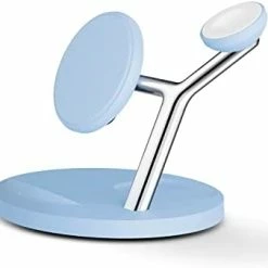 Best reviews of ⌛ ZECHIN 3-in-1 Charging Station With Apple MFi Certification, Wireless Charging Station For IPhone 13, 12, Pro, Pro Max, Mini, AppleWatch And AirPods, Wireless Chargers Support Fast Charging Blue ???? -SYX MOTO store 31tG4t4GBmL. AC 1