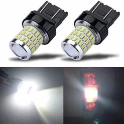 Best reviews of ???? Newest 9-30V Super Bright Low Power 7443 7440 T20 LED Bulbs With Projector Replacement For Back Up Reverse Lights Or Tail Brake Lights, Xenon White ???? -SYX MOTO store 412P6wvyeFL. AC