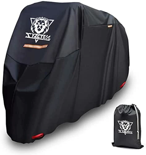 Cheapest ???? Motorcycle Cover -Waterproof Outdoor Storage Bag,Made Of Heavy Duty Material, Fits Up To 116" Harley Davison And All Motors(Black& Lockholes& Professional Windproof Strap) (XXXL) ???? 3 Cheapest ???? Motorcycle Cover -Waterproof Outdoor Storage Bag,Made Of Heavy Duty Material, Fits Up To 116" Harley Davison And All Motors(Black& Lockholes& Professional Windproof Strap) (XXXL) ????