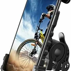 Cheapest ???? Bike Phone Holder, Motorcycle Phone Mount - Lamicall Motorcycle Handlebar Cell Phone Clamp, Scooter Phone Clip For IPhone 14 Plus / Pro Max, 13 Pro Max, S9, S10 And More 4.7" - 6.8" Smartphones Black Gener ???? -SYX MOTO store 412mkBO 9KL. AC