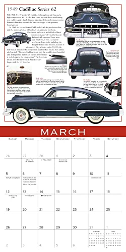New β Classics: Ultimate Automobiles 2023 Wall Calendar, 12" X 12" ???? 4 New β Classics: Ultimate Automobiles 2023 Wall Calendar, 12" X 12" ???? - Image 2