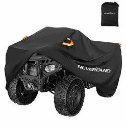 Best Pirce ???? ATV Cover Waterproof Heavy Duty 4 Wheeler Cover Quad Cover All Season Weather Proof Outdoor UV Protection For Polaris Kawasaki Yamaha Suzuki Honda (Black Large) ????