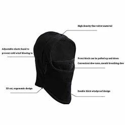 Cheap ???? Balaclava Ski Mask 2 Pcs - Windproof Warmer Fleece Adjustable Winter Mask For Men ???? Women Black+blue/gray ???? -SYX MOTO store 415h8Gq2OIL
