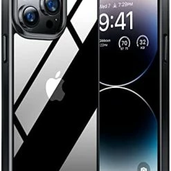 Budget ✨ Diamond Clear Designed For IPhone 14 Pro Max Case [Anti-Yellowing Tech][Heavy Duty Protection] Case For IPhone 14 Pro Max Phone Cases Slim 6.7 Inch 2022 Cover, Crystal Clear ✨ -SYX MOTO store 417eIu9AomL. AC