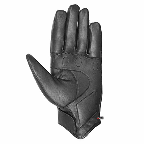 Best deal ???? Men's Premium Leather Street Motorcycle Protective Cruiser Biker Gel Gloves L Brown ???? 7 Best deal ???? Men's Premium Leather Street Motorcycle Protective Cruiser Biker Gel Gloves L Brown ???? - Image 5