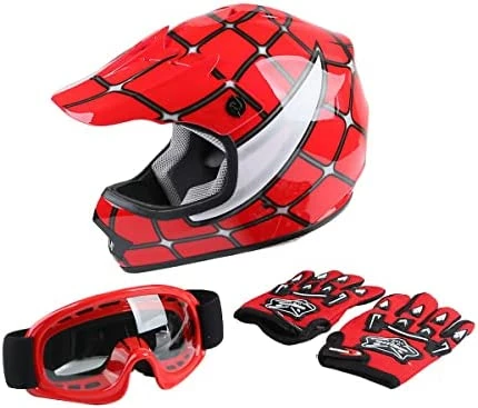 Cheap ⭐ DOT Youth Kids Motocross Offroad Street Dirt Bike Helmet Goggles Gloves ATV Mx Helmet … Blue Flame ???? 13 Cheap ⭐ DOT Youth Kids Motocross Offroad Street Dirt Bike Helmet Goggles Gloves ATV Mx Helmet … Blue Flame ???? - Image 12