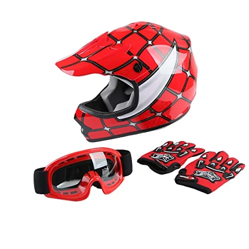 Cheap ⭐ DOT Youth Kids Motocross Offroad Street Dirt Bike Helmet Goggles Gloves ATV Mx Helmet … Blue Flame ???? 2 Cheap ⭐ DOT Youth Kids Motocross Offroad Street Dirt Bike Helmet Goggles Gloves ATV Mx Helmet … Blue Flame ????
