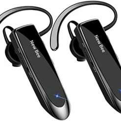 Deals ❤️ [2 Pack] Bluetooth Earpiece Wireless Handsfree Headset V5.0 24 Hrs Driving Headset With Mic 60 Days Standby Time Headset Case For IPhone Android Samsung Laptop Truck Driver Whit ???? -SYX MOTO store 418ysTJ9XbL. AC