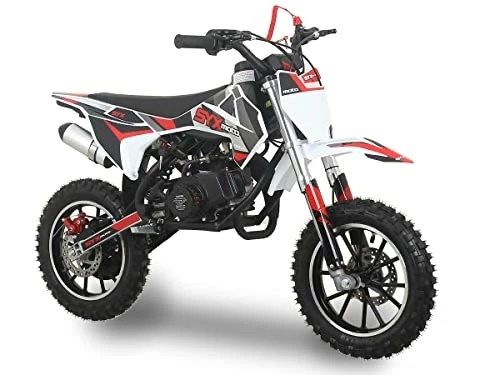 Best deal ???? SYX MOTO Kids Mini Dirt Bike Gas Power BLITZ 2-Stroke 50cc Motorcycle Off Road Pit Bike, Electric+Pull Start, Red ???? 2 Best deal ???? SYX MOTO Kids Mini Dirt Bike Gas Power BLITZ 2-Stroke 50cc Motorcycle Off Road Pit Bike, Electric+Pull Start, Red ????