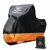 New ✨ Black And Orange Waterproof Sun Motorcycle Cover (XXXL).116" For Kawasaki Yamaha Suzuki Harley Davidson (XXXL) ???? -SYX MOTO store 41BLJTQQNgL