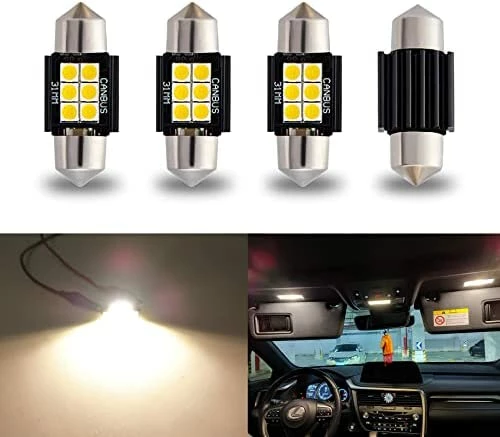 Coupon ???? Newest 9-30V Extremely Bright DE3175 DE3021 Festoon LED Bulbs Error Free 1.25" 31mm For Interior Map Dome Lights And License Plate Courtesy Lights, Xenon White ???? 8 Coupon ???? Newest 9-30V Extremely Bright DE3175 DE3021 Festoon LED Bulbs Error Free 1.25" 31mm For Interior Map Dome Lights And License Plate Courtesy Lights, Xenon White ???? - Image 6