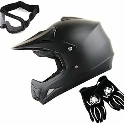 Discount ???? Youth Kids Motocross BMX MX ATV Dirt Bike Dianasour Helmet Dragon + Goggles + Martian Youth Glove Bundle T Rex Green Bundle ???? -SYX MOTO store 41IRKjbf8eS. AC