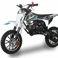 Best reviews of ???? SYX MOTO Kids Mini Dirt Bike Gas Power BLITZ 2-Stroke 50cc Motorcycle Off Road Pit Bike, Pull Start, BLACK ????