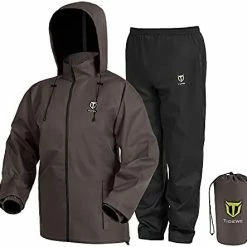 Budget ???? TideWe Rain Suit, Waterproof Breathable Lightweight 2 Pieces Rainwear Blue ???? -SYX MOTO store 41Jet8ZP4IL. AC