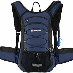 Buy ???? Hydration ???? Backpack With 2L Water Bladder, Insulated Water ???? Backpack Perfect Pack For Running, Hiking, Cycling, Camping Blue ???? -SYX MOTO store 41Kp1Tc4wuL. AC