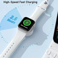 Cheap ???? 2022 Upgraded For Apple ⌚ Watch Magnetic Fast Charger To USB-C Cable (1m/Portable) [Apple MFi Certified] Magnetic Wireless Charging Compatible With Apple ⌚ Watch Series 8/7/6/SE/5/4/3/2/1 ✨ -SYX MOTO store 41M42BEcCLL