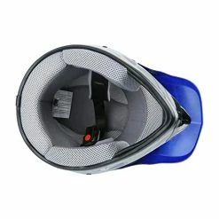 Coupon ???? TCT-MT DOT Helmet Motocross+Goggles+Gloves Youth Kids Helmet Blue Flame Dirt Bike ATV Helmets Large ✨ -SYX MOTO store 41MpBo1Yu5L