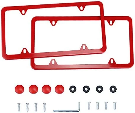 Wholesale ???? 4 Holes Stainless Steel License Plate Frames, 2 PCS Car Licence Plate Covers, Automotive Exterior Accessories Slim Design With Bolts Washer Caps For US Vehicles, Black ???? 12 Wholesale ???? 4 Holes Stainless Steel License Plate Frames, 2 PCS Car Licence Plate Covers, Automotive Exterior Accessories Slim Design With Bolts Washer Caps For US Vehicles, Black ???? - Image 10