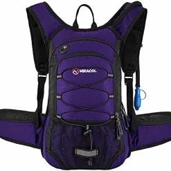 Buy ???? Hydration ???? Backpack With 2L Water Bladder, Insulated Water ???? Backpack Perfect Pack For Running, Hiking, Cycling, Camping Blue ???? -SYX MOTO store 41NrMQYUL0S. AC