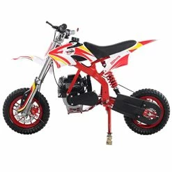 Coupon ???? X-PRO 40cc Mini Dirt Bike Pit Bike Dirt Bikes Gas Power Bike Off Road Motorcycle (Red) ????