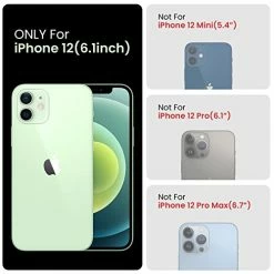 Outlet ???? Designed For IPhone 12 Case, Silicone Upgraded [Camera Protecion] Phone Case With Soft Anti-Scratch Microfiber Lining, 6.1 Inch, Midnight Green ???? -SYX MOTO store 41SapkEQWXL