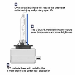 Best Sale ???? D1S Xenon HID Headlights Bulb - 8000K 35W High Low Beam Replacement Bulb - Pack Of 2 ✔️ -SYX MOTO store 41T3irX7QSL
