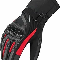 Budget ???? Winter Motorcycle Gloves, Rainproof Riding Gloves With Touchscreen, Motorcycle Winter Gloves For Men, Warm Motorcycle Gloves For Riding, ATV, UTV, Snowmobile - Black, Larg ???? -SYX MOTO store 41TQaQPFzL. AC