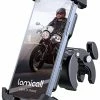 Cheapest ???? Motorcycle Phone Mount, Bike Phone Holder - Upgrade Quick Install Handlebar Clip For Bicycle Scooter, Cell Phone Clamp For IPhone 14 Pro Max / 13 / 12, Galaxy S10 And More 4.7 - 6.8" Phone Transparent ❤️ -SYX MOTO store 41X31Ch0SzL