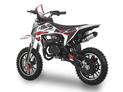Best deal ???? SYX MOTO Kids Mini Dirt Bike Gas Power BLITZ 2-Stroke 50cc Motorcycle Off Road Pit Bike, Electric+Pull Start, Red ???? 5 Best deal ???? SYX MOTO Kids Mini Dirt Bike Gas Power BLITZ 2-Stroke 50cc Motorcycle Off Road Pit Bike, Electric+Pull Start, Red ???? - Image 4