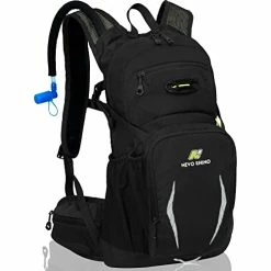 Brand new ???? Multipurpose Hydration ???? Backpack With 3L Water Bladder, High Flow Bite Valve, Perfect Water ???? Backpack 18L For Hiking, Cycling Army Green ⌛