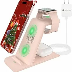 Wholesale ❤️ 3 In 1 Wireless Charging Station Compatible For Apple Products Multiple Devices Apple ⌚ Watch Ultra 8 7 SE 6 5 4 3 AirPods Pro 2 IPhone 14 13 12 11 Pro Max/X/XS/XR/8 Fast Wireless Charger Stand Dark Green ???? 21 Wholesale ❤️ 3 In 1 Wireless Charging Station Compatible For Apple Products Multiple Devices Apple ⌚ Watch Ultra 8 7 SE 6 5 4 3 AirPods Pro 2 IPhone 14 13 12 11 Pro Max/X/XS/XR/8 Fast Wireless Charger Stand Dark Green ???? -SYX MOTO store 41c167sfwIL. AC
