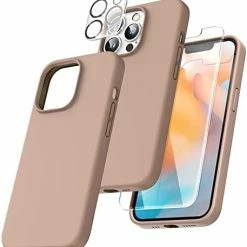 Wholesale ???? [5 In 1] For IPhone 13 Pro Case, With 2 Pack Screen Protector + 2 Pack Camera Lens Protector, Slim Silicone Phone Case IPhone 13 Pro 6.1 Inch, [Anti-Scratch] [Drop Protection], Alpine Green ???? -SYX MOTO store 41crd9s1pUL. AC