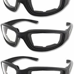 New ❤️ Surpassme 3 Pair Motorcycle Riding Glasses Padding Goggles UV Protection Dustproof Windproof Motorcycle ???? Sunglasses For Outdoor Actives 3 Amber Len ???? -SYX MOTO store 41d4QGfptGL. AC