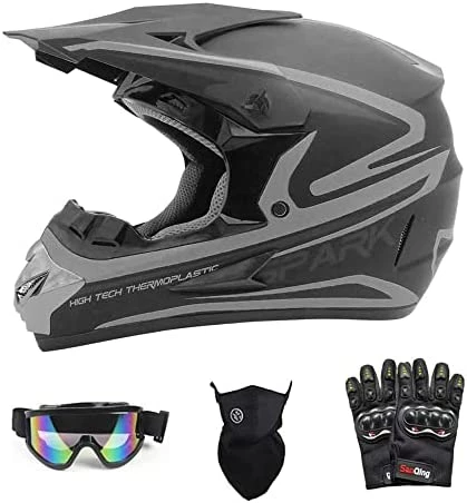 Best reviews of ???? Youth Kids Motocross Helmet, Lightweight ATV Dirt Bike BMX 4-Wheeler MX Off-Road Motorcycle Helmet W/Gloves Goggles Mask, DOT Approved Red Blac ???? 9 Best reviews of ???? Youth Kids Motocross Helmet, Lightweight ATV Dirt Bike BMX 4-Wheeler MX Off-Road Motorcycle Helmet W/Gloves Goggles Mask, DOT Approved Red Blac ???? - Image 7