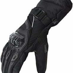 Budget ???? Winter Motorcycle Gloves, Rainproof Riding Gloves With Touchscreen, Motorcycle Winter Gloves For Men, Warm Motorcycle Gloves For Riding, ATV, UTV, Snowmobile - Black, Larg ???? -SYX MOTO store 41fbEtAl9LL. AC