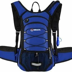 Buy ???? Hydration ???? Backpack With 2L Water Bladder, Insulated Water ???? Backpack Perfect Pack For Running, Hiking, Cycling, Camping Blue ???? -SYX MOTO store 41hLx5EQ3ZL. AC