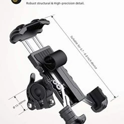 Cheapest ???? Bike Phone Holder, Motorcycle Phone Mount - Lamicall Motorcycle Handlebar Cell Phone Clamp, Scooter Phone Clip For IPhone 14 Plus / Pro Max, 13 Pro Max, S9, S10 And More 4.7" - 6.8" Smartphones Black Gener ???? -SYX MOTO store 41hkZgEVKVL