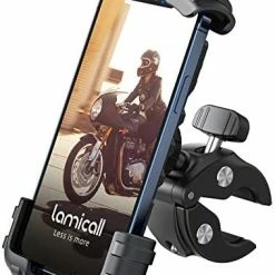 Cheap ???? Bike Phone Holder Mount - Motorcycle Handlebar Phone Mount Clamp, One Hand Operation ATV Scooter Phone Clip For IPhone 12 / 11 Pro Max / X / XS, Galaxy S10 And 4.7"- 6.8" Cellphone - Black ???? -SYX MOTO store 41j2WDaO4mL. AC