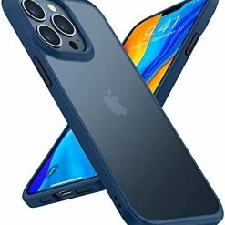 Brand new ???? Shockproof Compatible For IPhone 13 Pro Max Case, [Military Grade Drop Protection] [Sleek Premium Touch] Translucent Matte Phone Case For IPhone 13 Pro Max Case, Guardian Series, Black ❤️ -SYX MOTO store 41jQk0DwsvL. AC