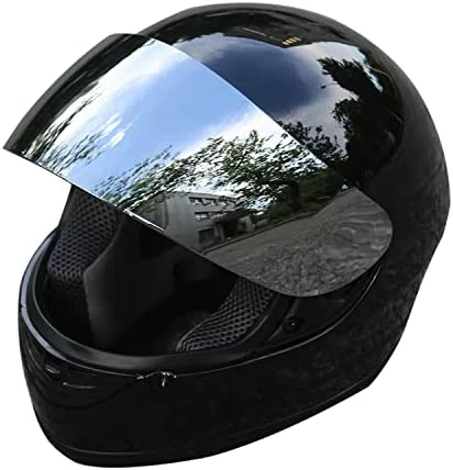 Best Sale ???? DOT Adult Helmet Full Face Black/Pink Butterfly White/Matte Gloss Black Star Carbon Fiber Dual Visor 3/4 Open Face Sun Shield Scooter Street Dirt Bike Helmet S~XX #g-white ❤️ 9 Best Sale ???? DOT Adult Helmet Full Face Black/Pink Butterfly White/Matte Gloss Black Star Carbon Fiber Dual Visor 3/4 Open Face Sun Shield Scooter Street Dirt Bike Helmet S~XX #g-white ❤️ - Image 7