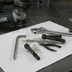 Flash Sale ???? Aain® LT011 Spill Absorbent Pads/Mats, 20" Length X 15" Width, White ❤️ -SYX MOTO store 41k2AVox0kL