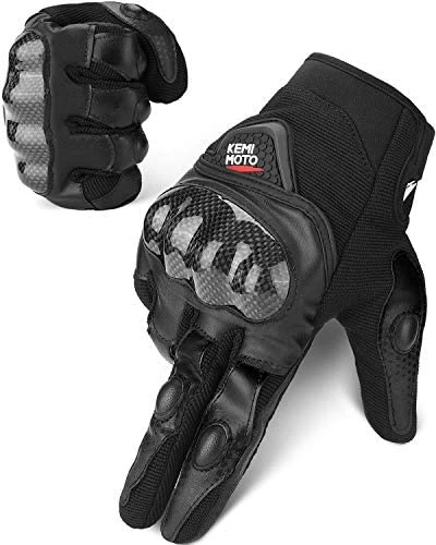 Best reviews of ❤️ KEMIMOTO Motorcycle Gloves, Touch Capable Riding Gloves With Hard Knuckle, For Men Outdoor Sports Riding Cycling Motorcross Motorbike Racing Dirt Bike ATV UTV Outdoor Gloves Carbon Fiber Blac ???? 11 Best reviews of ❤️ KEMIMOTO Motorcycle Gloves, Touch Capable Riding Gloves With Hard Knuckle, For Men Outdoor Sports Riding Cycling Motorcross Motorbike Racing Dirt Bike ATV UTV Outdoor Gloves Carbon Fiber Blac ???? - Image 9
