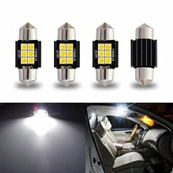 Coupon ???? Newest 9-30V Extremely Bright DE3175 DE3021 Festoon LED Bulbs Error Free 1.25" 31mm For Interior Map Dome Lights And License Plate Courtesy Lights, Xenon White ????