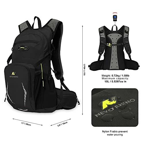 Brand new ???? Multipurpose Hydration ???? Backpack With 3L Water Bladder, High Flow Bite Valve, Perfect Water ???? Backpack 18L For Hiking, Cycling Army Green ⌛ 4 Brand new ???? Multipurpose Hydration ???? Backpack With 3L Water Bladder, High Flow Bite Valve, Perfect Water ???? Backpack 18L For Hiking, Cycling Army Green ⌛ - Image 2