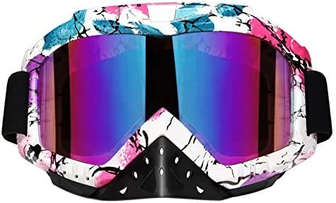Discount ???? Motorcycle Goggles Dirt Bike Goggles Grip For Helmet Anti UV Windproof Dustproof Anti Fog Glasses For ATV Off Road Racing With Cool Look Headwear Silver Lens 2 In 1 ???? 13 Discount ???? Motorcycle Goggles Dirt Bike Goggles Grip For Helmet Anti UV Windproof Dustproof Anti Fog Glasses For ATV Off Road Racing With Cool Look Headwear Silver Lens 2 In 1 ???? - Image 11