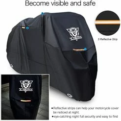Cheapest ???? Motorcycle Cover -Waterproof Outdoor Storage Bag,Made Of Heavy Duty Material, Fits Up To 116" Harley Davison And All Motors(Black& Lockholes& Professional Windproof Strap) (XXXL) ???? 16 Cheapest ???? Motorcycle Cover -Waterproof Outdoor Storage Bag,Made Of Heavy Duty Material, Fits Up To 116" Harley Davison And All Motors(Black& Lockholes& Professional Windproof Strap) (XXXL) ???? -SYX MOTO store 41nd9cnMynL