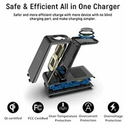 Wholesale ❤️ 3 In 1 Wireless Charging Station Compatible For Apple Products Multiple Devices Apple ⌚ Watch Ultra 8 7 SE 6 5 4 3 AirPods Pro 2 IPhone 14 13 12 11 Pro Max/X/XS/XR/8 Fast Wireless Charger Stand Dark Green ???? 15 Wholesale ❤️ 3 In 1 Wireless Charging Station Compatible For Apple Products Multiple Devices Apple ⌚ Watch Ultra 8 7 SE 6 5 4 3 AirPods Pro 2 IPhone 14 13 12 11 Pro Max/X/XS/XR/8 Fast Wireless Charger Stand Dark Green ???? -SYX MOTO store 41oOMpjeNlL